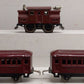 Lionel 150 Vintage O NYC 0-4-0 Electric Loco & #600 Passenger Cars [3] VG