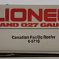 Lionel 6-5710 O Gauge Canadian Pacific Reefer #5710 EX/Box
