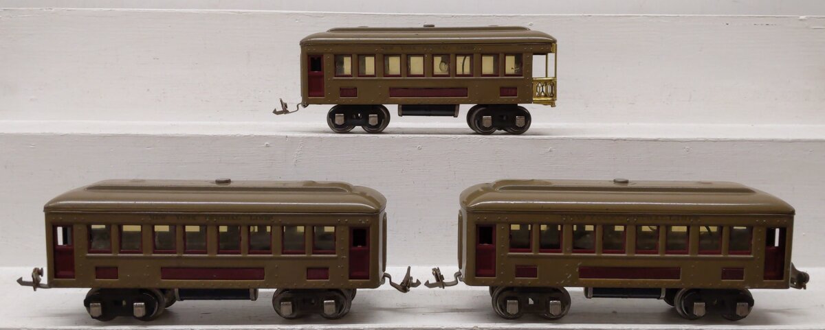 Lionel 253 Vintage O Prewar Electric Loco w/ 610, 610, 612 VG