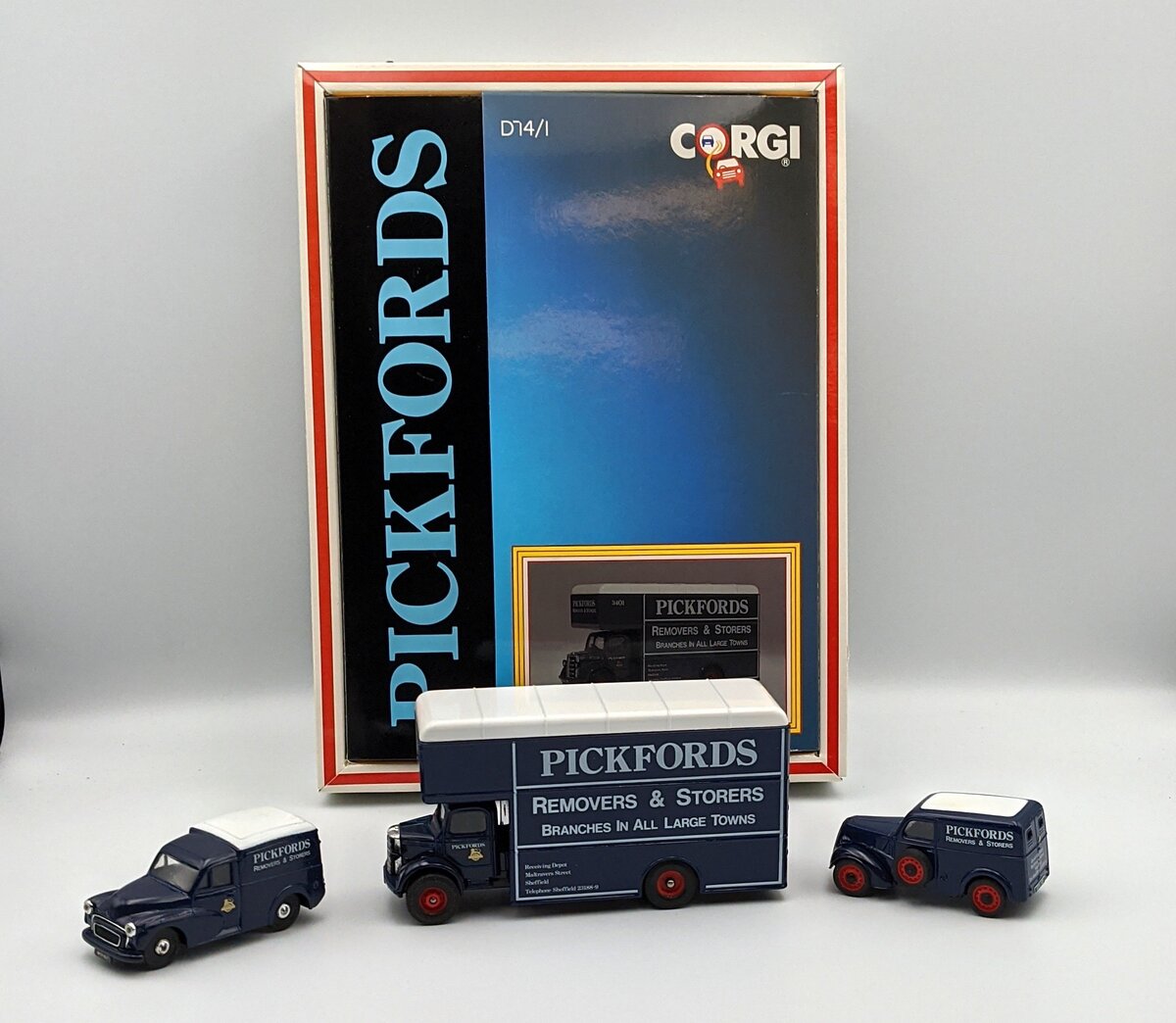 Corgi D74/1 Diecast Pickfords Removals 3 Vehicle Set MT/Box