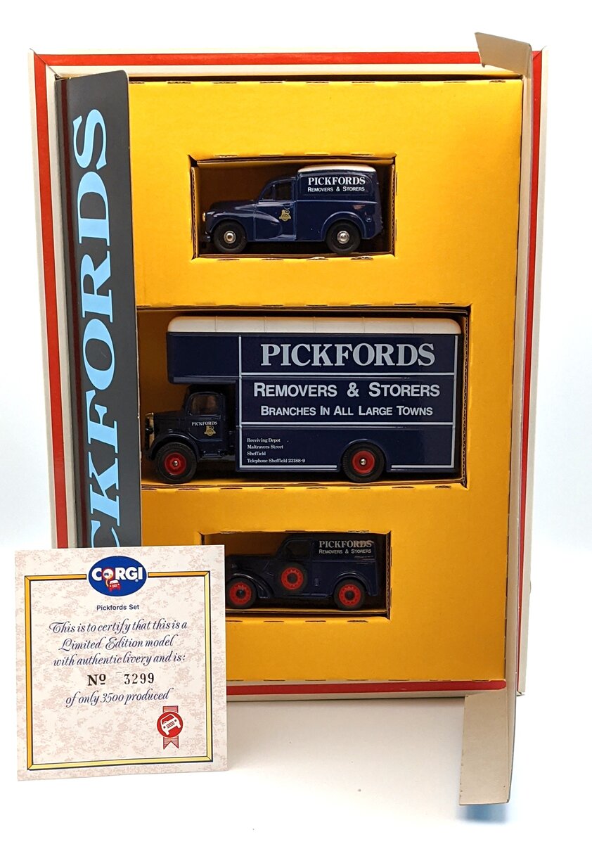 Corgi D74/1 Diecast Pickfords Removals 3 Vehicle Set MT/Box