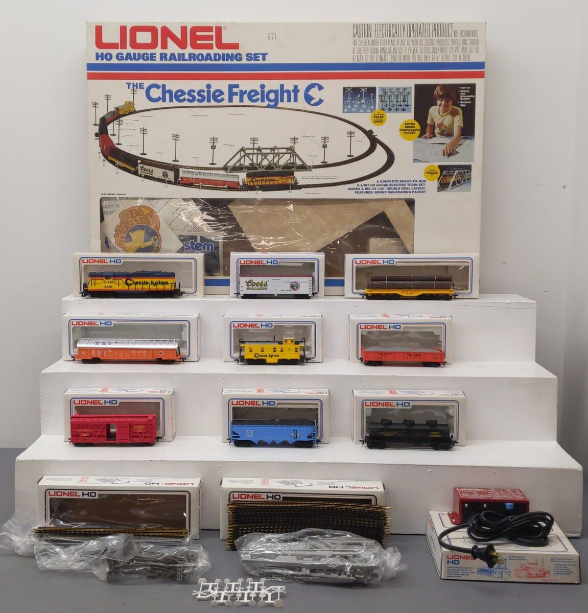 Lionel 5-2793 Chessie Freight HO Gauge Diesel Train Set EX/Box
