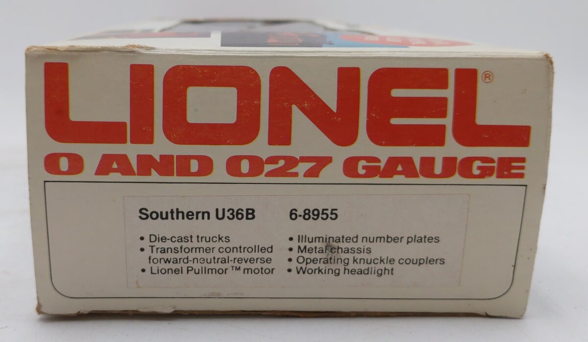 Lionel 6-8955 O Gauge Southern U36B Diesel Locomotive #8955 EX/Box