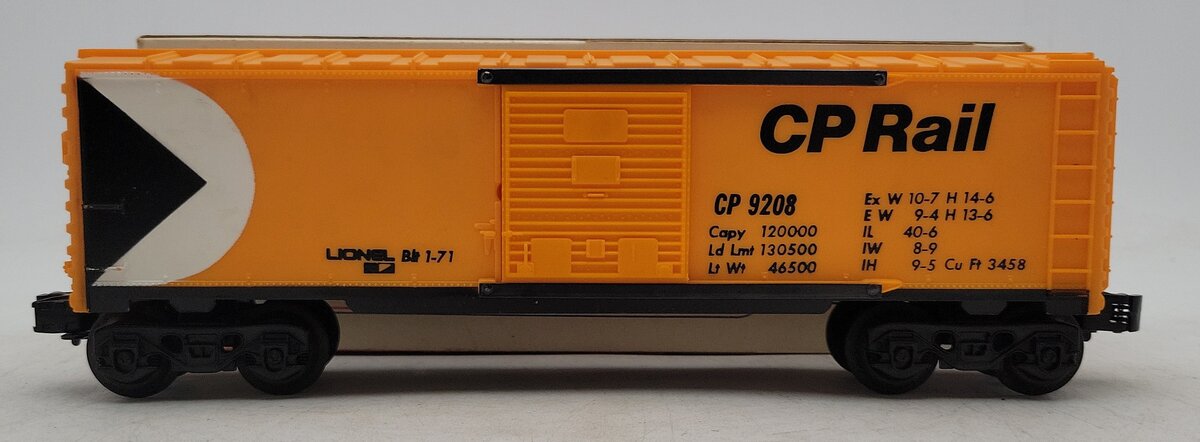 Lionel 6-9208 O Gauge Canadian Pacific Rail Boxcar EX/Box