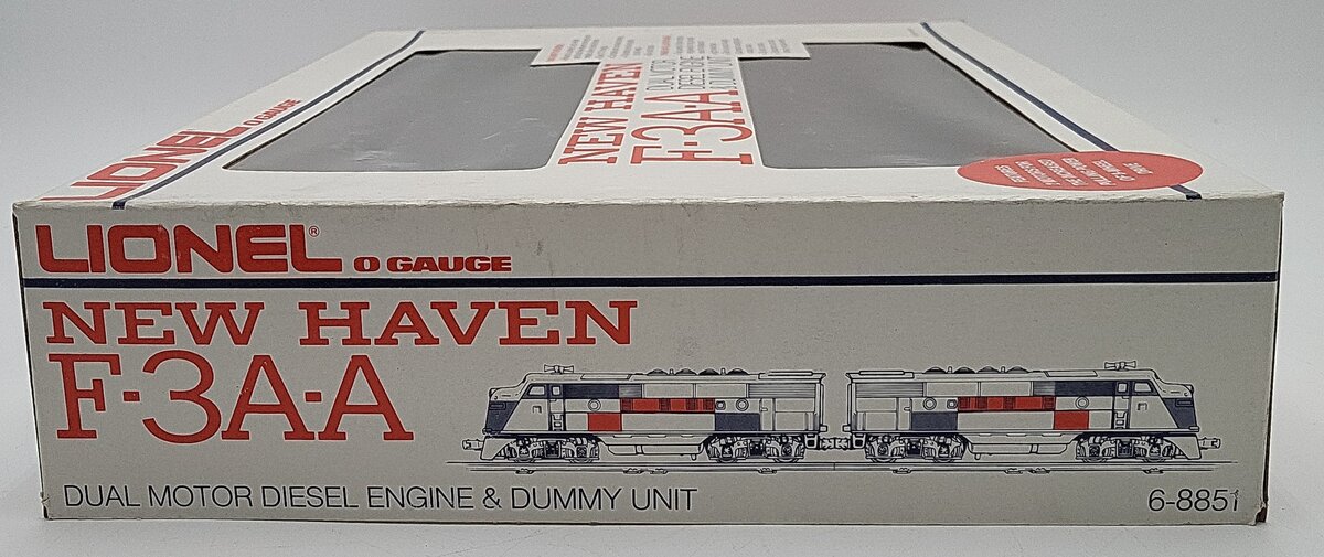 Lionel 6-8851 O Gauge New Haven F3 AA Diesel Locomotive Set #8851/8852 EX/Box