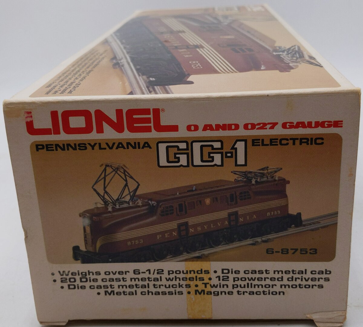 Lionel 6-8753 O Gauge Pennsylvania Railroad GG-1 Electric Locomotive #8753 EX/Box