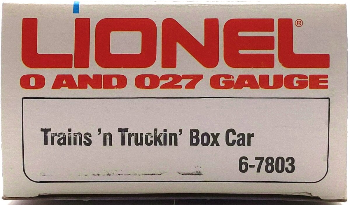 Lionel 6-7803 O Gauge Trains 'n Truckin' Boxcar VG/Box