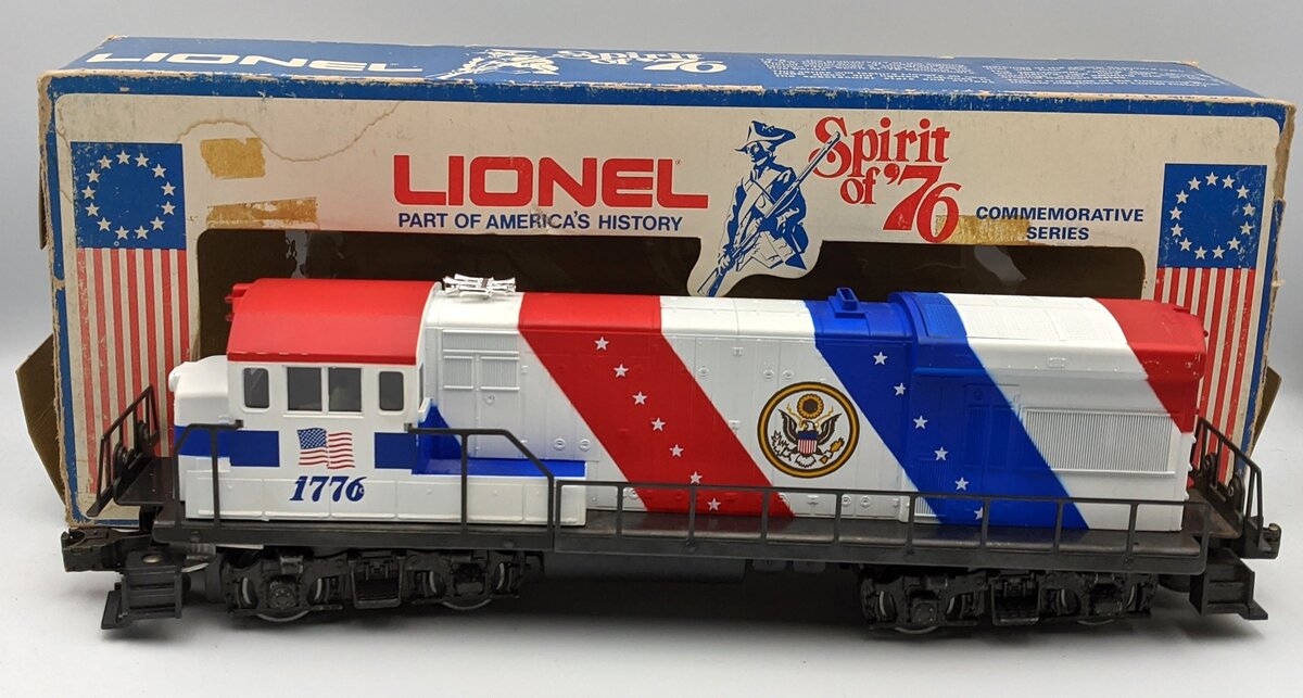 Lionel 6-1776 O Gauge Spirit of 76 U36B Powered Diesel Locomotive EX/Box
