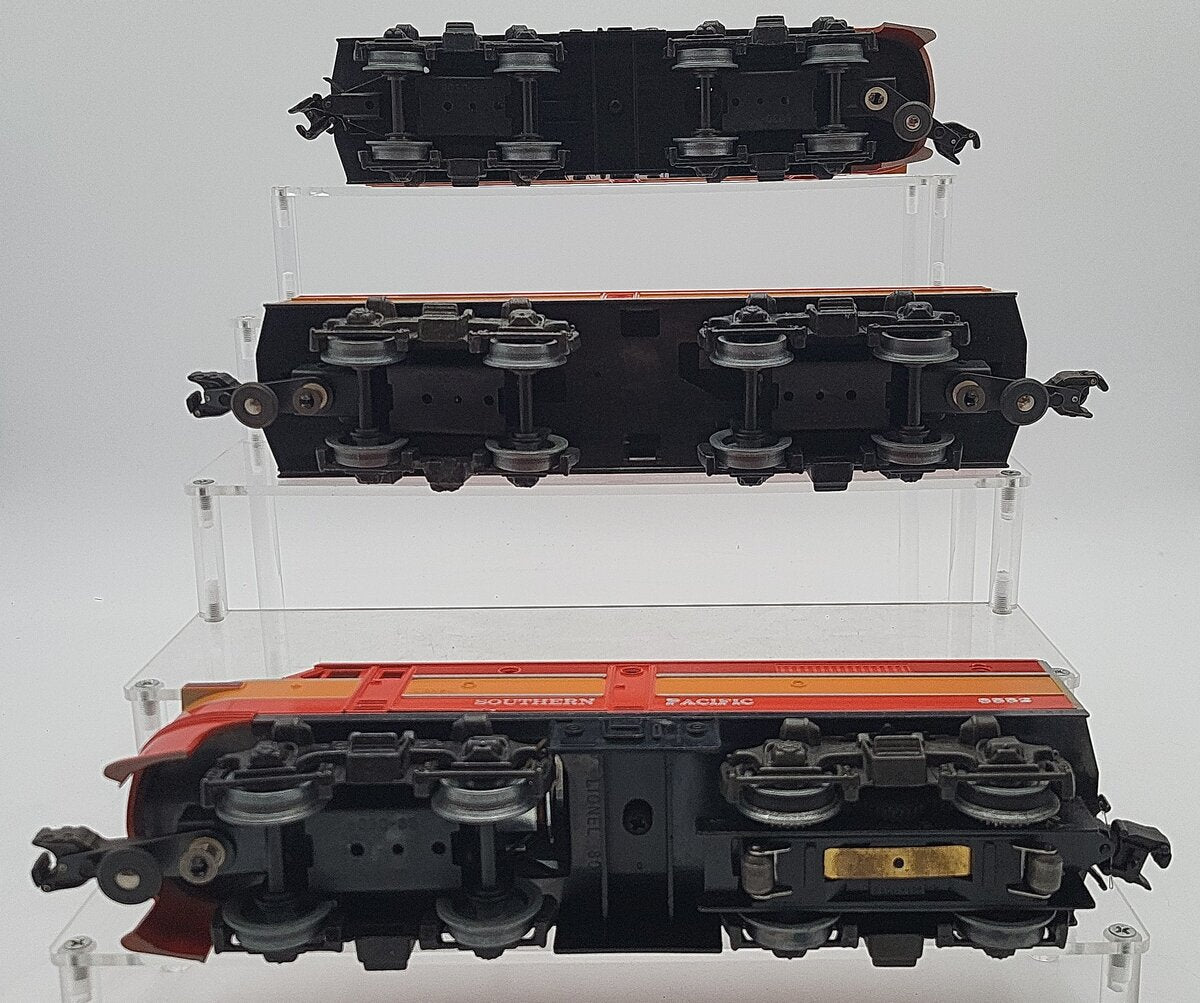 Lionel 6-8552 O Gauge Southern Pacific Alco A-B-A 3-Unit Diesel Locomotive Set EX/Box