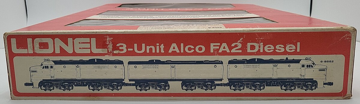 Lionel 6-8552 O Gauge Southern Pacific Alco A-B-A 3-Unit Diesel Locomotive Set EX/Box