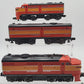 Lionel 6-8552 O Gauge Southern Pacific Alco A-B-A 3-Unit Diesel Locomotive Set EX/Box