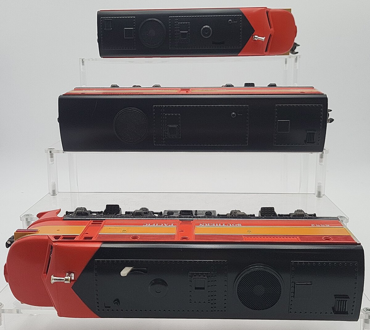 Lionel 6-8552 O Gauge Southern Pacific Alco A-B-A 3-Unit Diesel Locomotive Set EX/Box