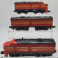 Lionel 6-8552 O Gauge Southern Pacific Alco A-B-A 3-Unit Diesel Locomotive Set EX/Box