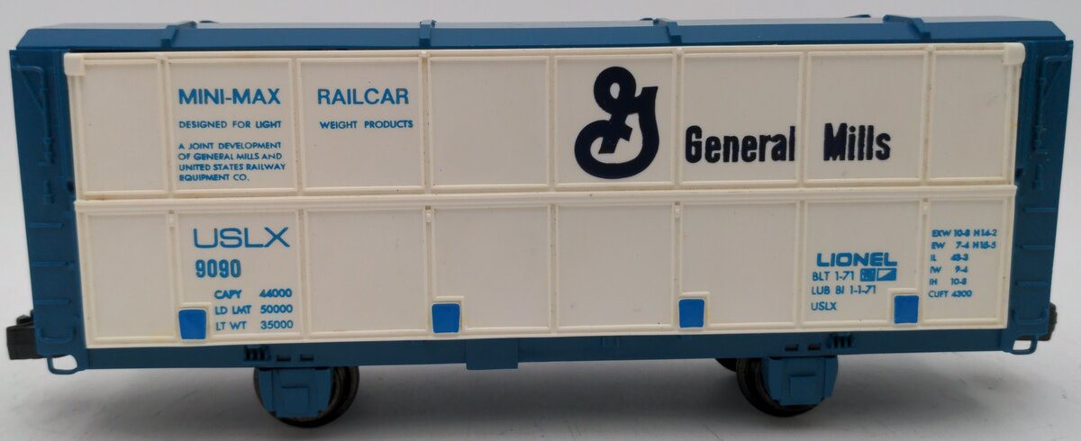 Lionel 6-9090 O Gauge General Mills Boxcar #9090 EX/Box