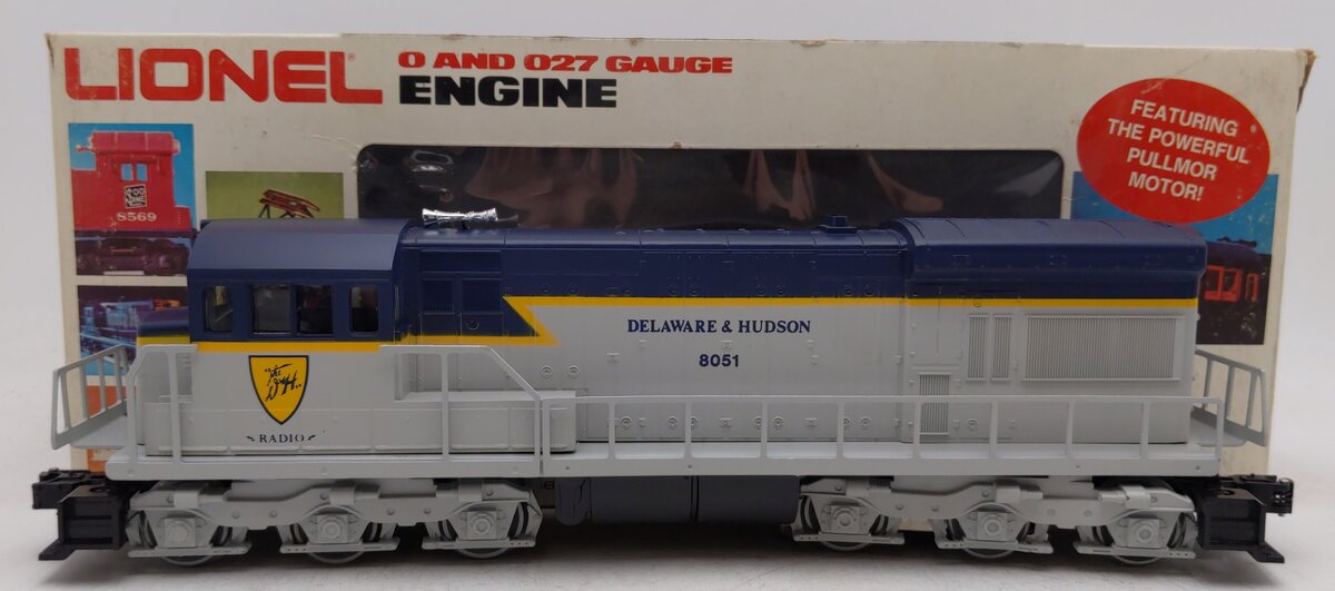 Lionel 6-8051 O Gauge Delaware & Hudson U36C Dummy Diesel Locomotive EX/Box