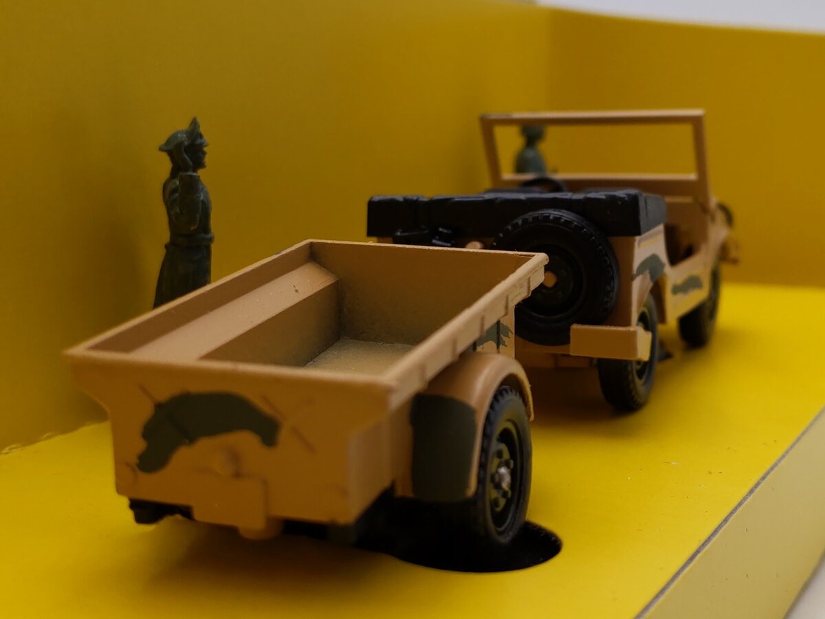 Solido 6037 1:43 Scale Military Jeep Auto-Union NIB