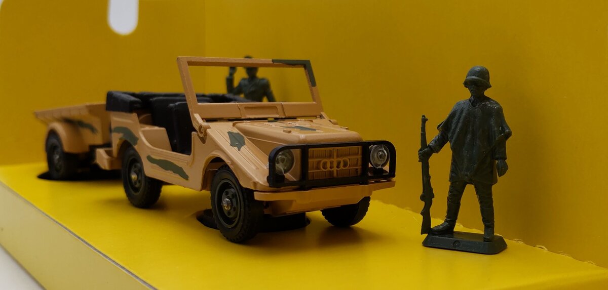Solido 6037 1:43 Scale Military Jeep Auto-Union NIB