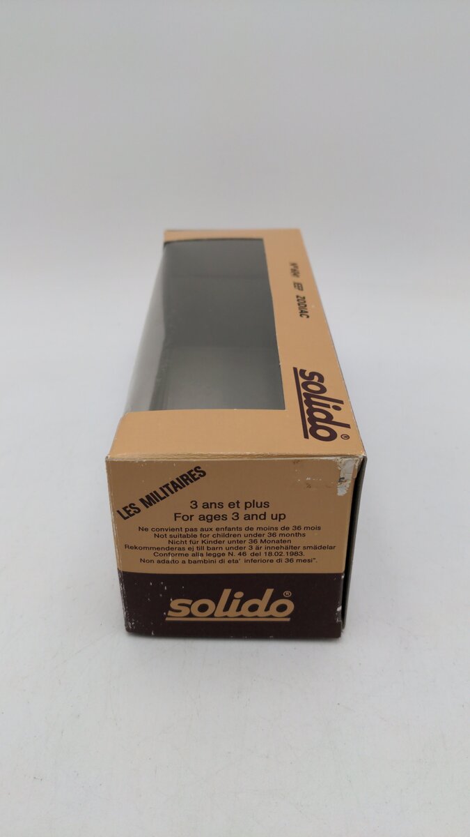 Solido 6041 1:43 Scale Jeep Zodiac Willy Army Jeep W/Trailer & Zodiac Motor Boat LN/Box