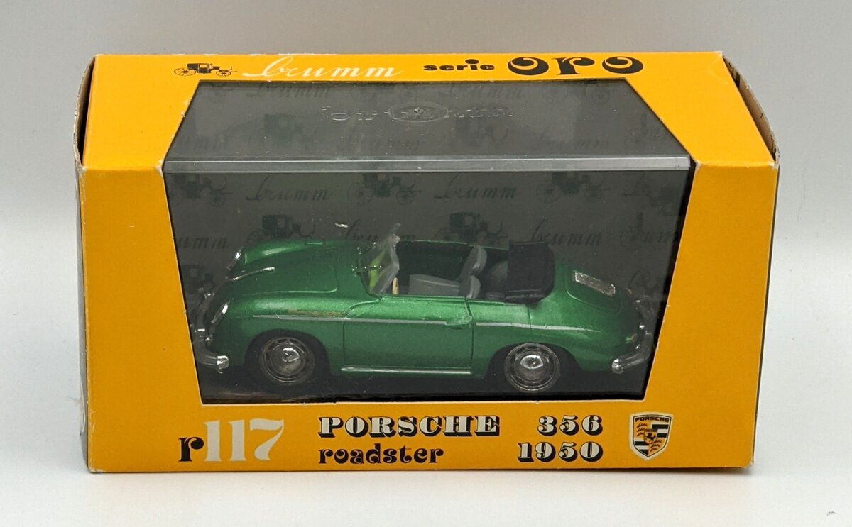 Brumm R117 Diecast 1950 Porsche 356 Roadster ORO MT/Box