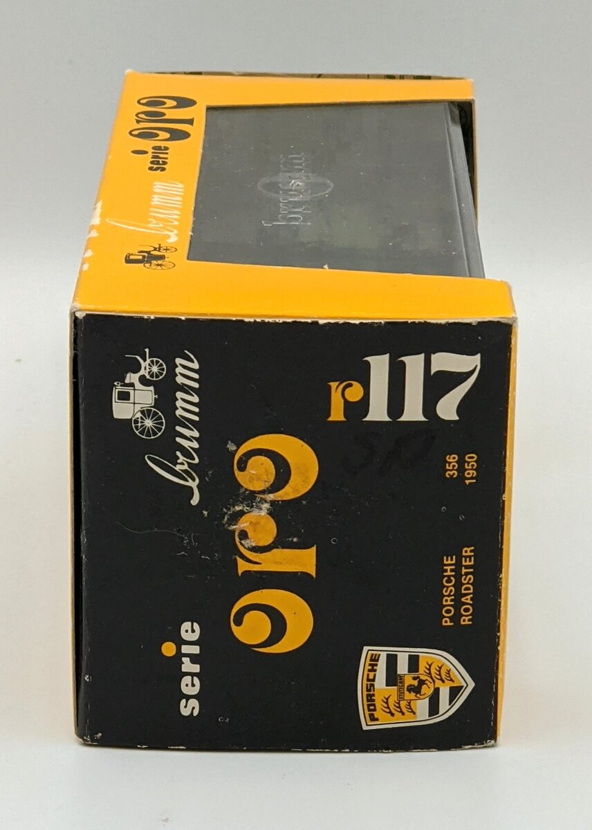 Brumm R117 Diecast 1950 Porsche 356 Roadster ORO MT/Box