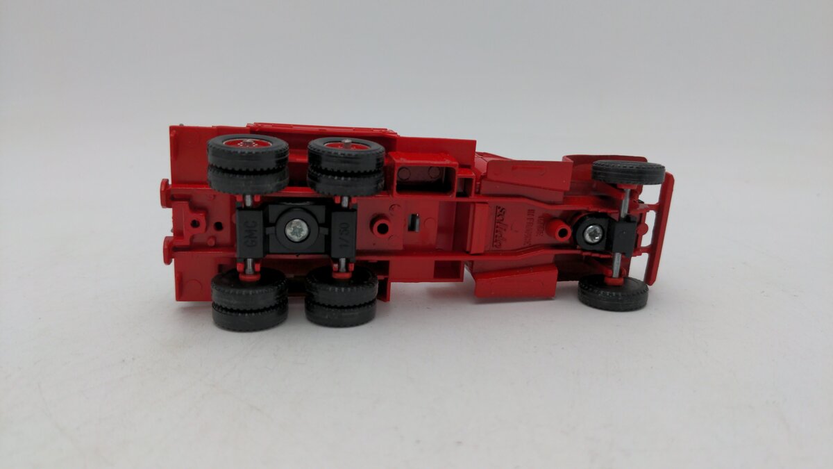 Solido 3115 1:50 Scale Red Toner Gam II GMC Citerne Tole Metal Diecast EX/Box
