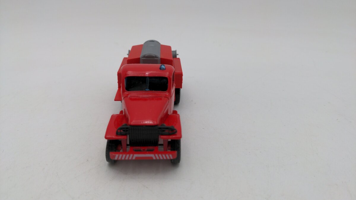 Solido 3115 1:50 Scale Red Toner Gam II GMC Citerne Tole Metal Diecast EX/Box