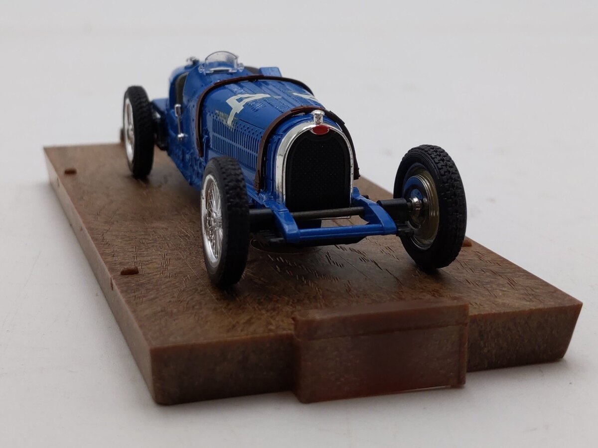 Brumm R41 1:43 Scale Bugatti HP230 Tipo 59 1933 Blue #4 Series Oro Diecast Car LN/Box