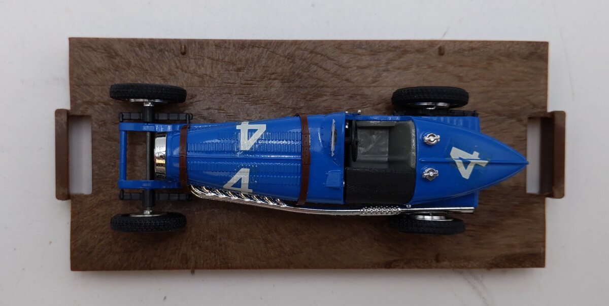 Brumm R41 1:43 Scale Bugatti HP230 Tipo 59 1933 Blue #4 Series Oro Diecast Car LN/Box