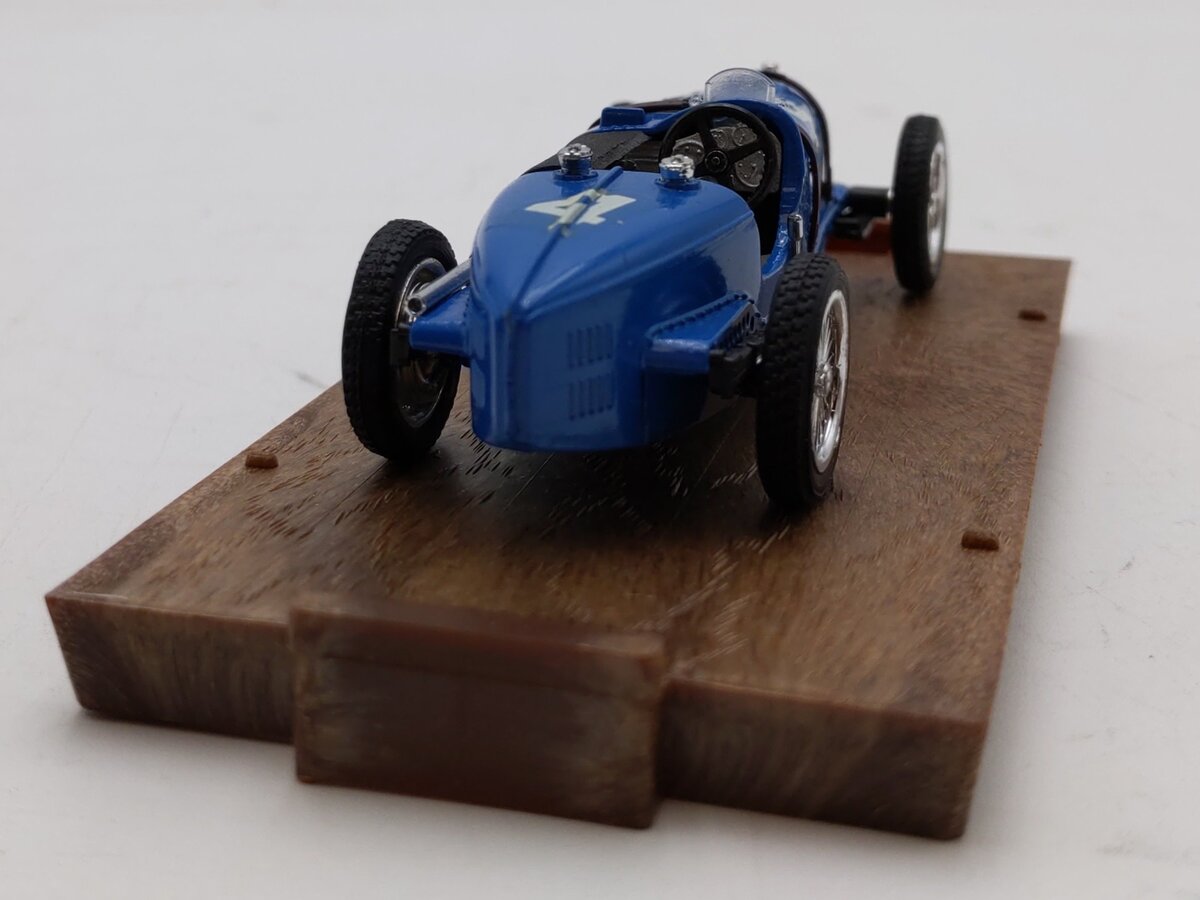 Brumm R41 1:43 Scale Bugatti HP230 Tipo 59 1933 Blue #4 Series Oro Diecast Car LN/Box