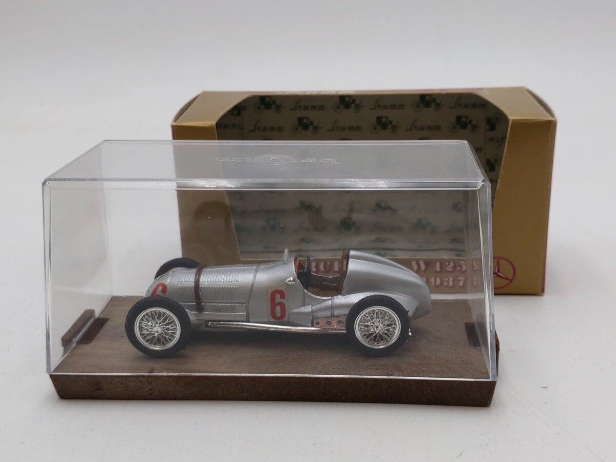 Brumm R70 1:43 Scale Mercedes W125 1937 HP 646 Series Oro Diecast Car LN/Box