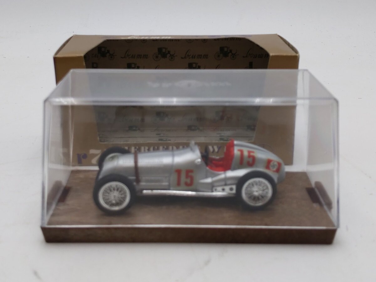 Brumm R71 1:43 Scale Mercedes W125 Coppa Wanderbilt 1938 Series Oro Diecast Car LN/Box