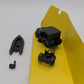 Solido 6041 Diecast Willy Army Jeep with Trailer and Plastic Zodiac Motor Boat EX/Box