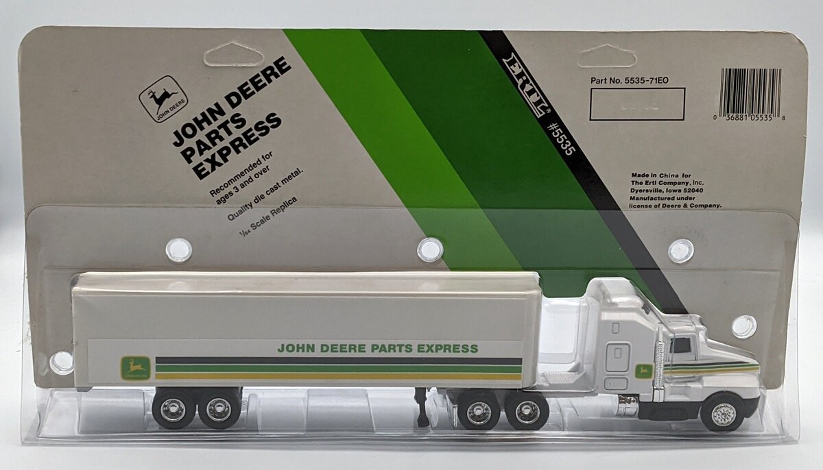 Ertl 5535 1:64 John Deere Parts Express Semi Truck MT/Box