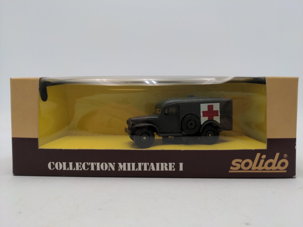 Solido 6043 1:50 Scale Diecast Army Ambulance EX/Box