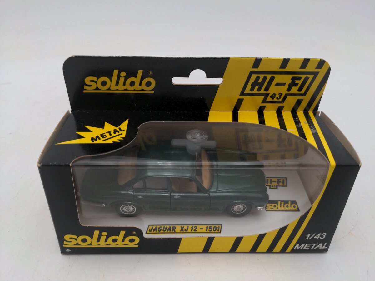 Solido 1501 1:43 Scale Diecast Green Jaguar XJ12 Car LN/Box