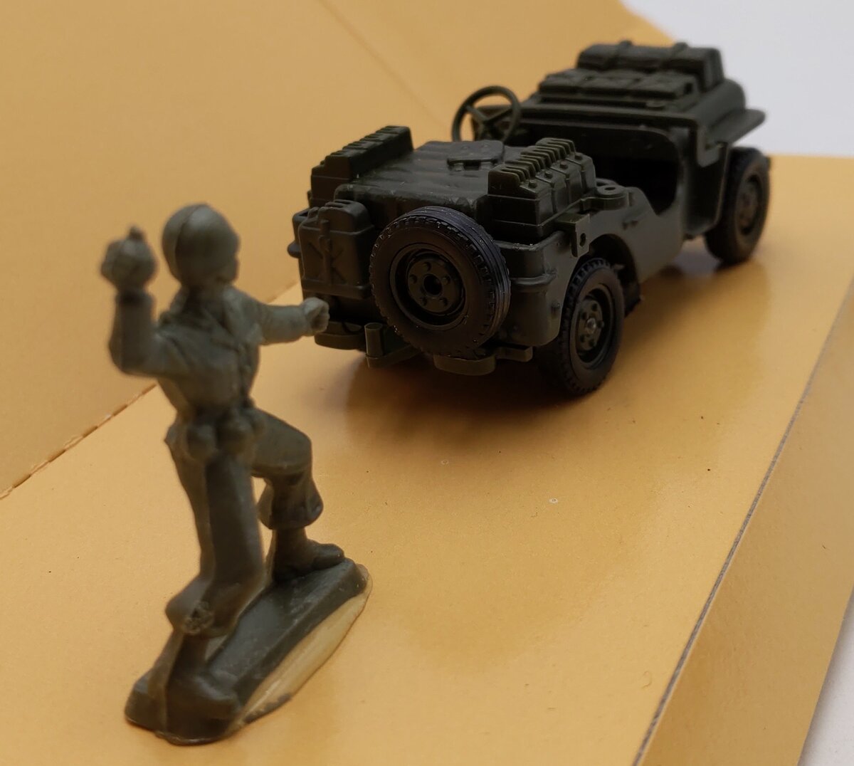 Solido Les Militaires Collection 1 1:50 Scale #6049 Jeep LN/Box