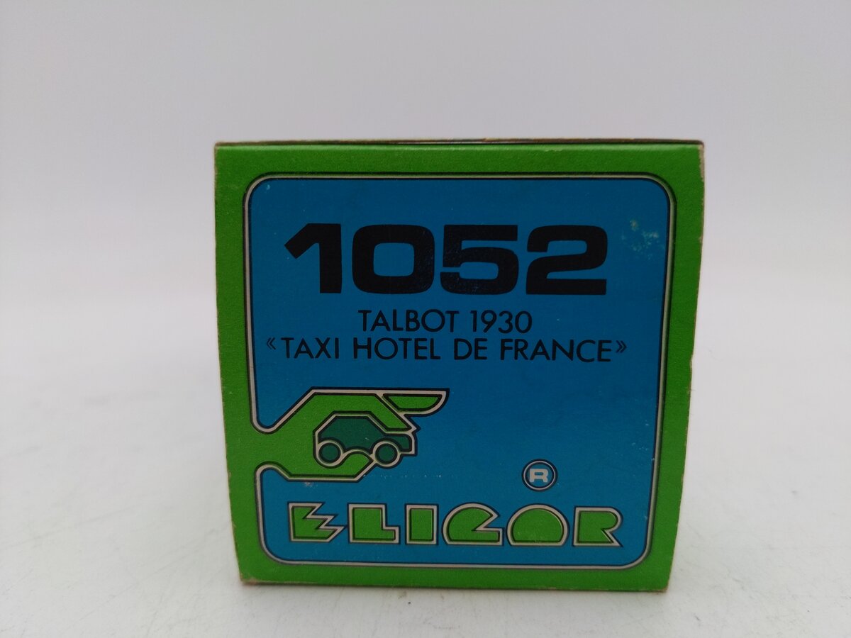 Eligor 1052 1:43 Hotel De France Talbot Taxi Car EX/Box