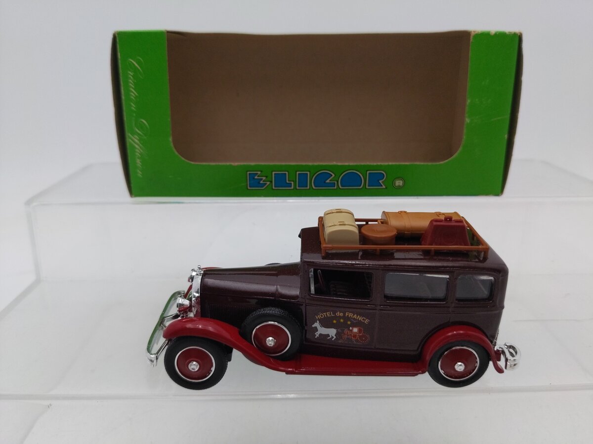 Eligor 1052 1:43 Hotel De France Talbot Taxi Car EX/Box