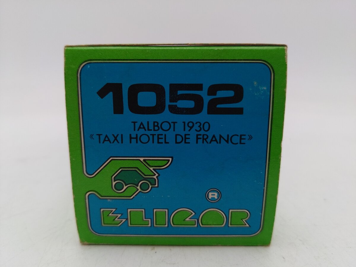 Eligor 1052 1:43 Hotel De France Talbot Taxi Car EX/Box