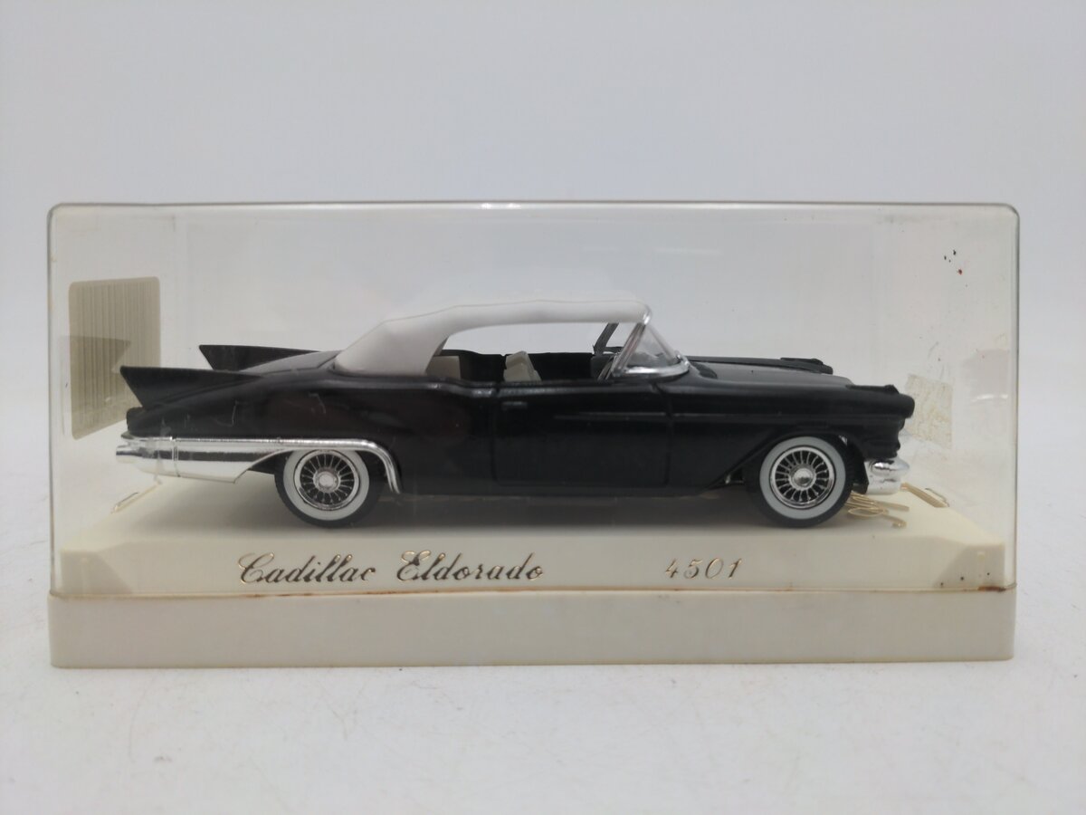 Solido 4501 1:43 Scale Black/Cream Top Cadillac Eldorado LN