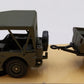 Solido 6048 1:50 US Army Jeep Remolque Les Militaires Collection 1 LN/Box