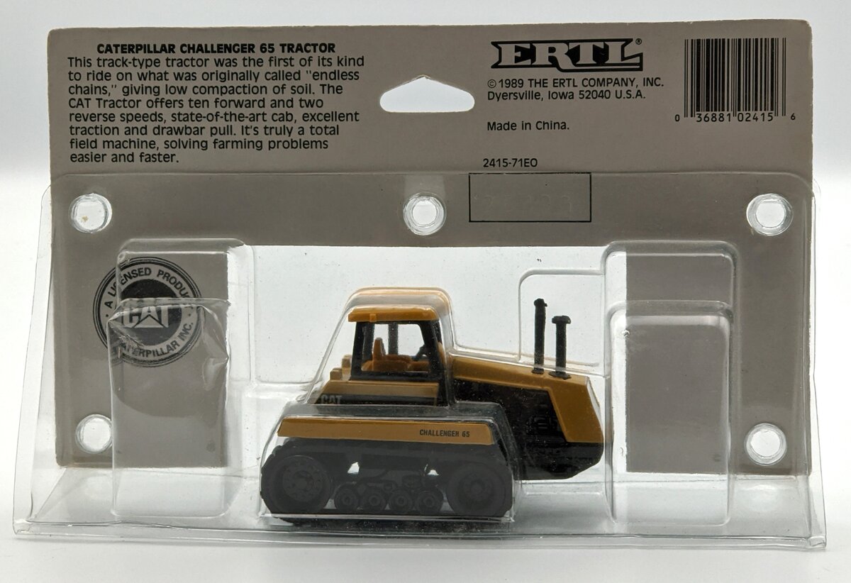 Ertl 2415 1:64 Die-Cast Mighty Movers CAT Challenger 65 MT/Box