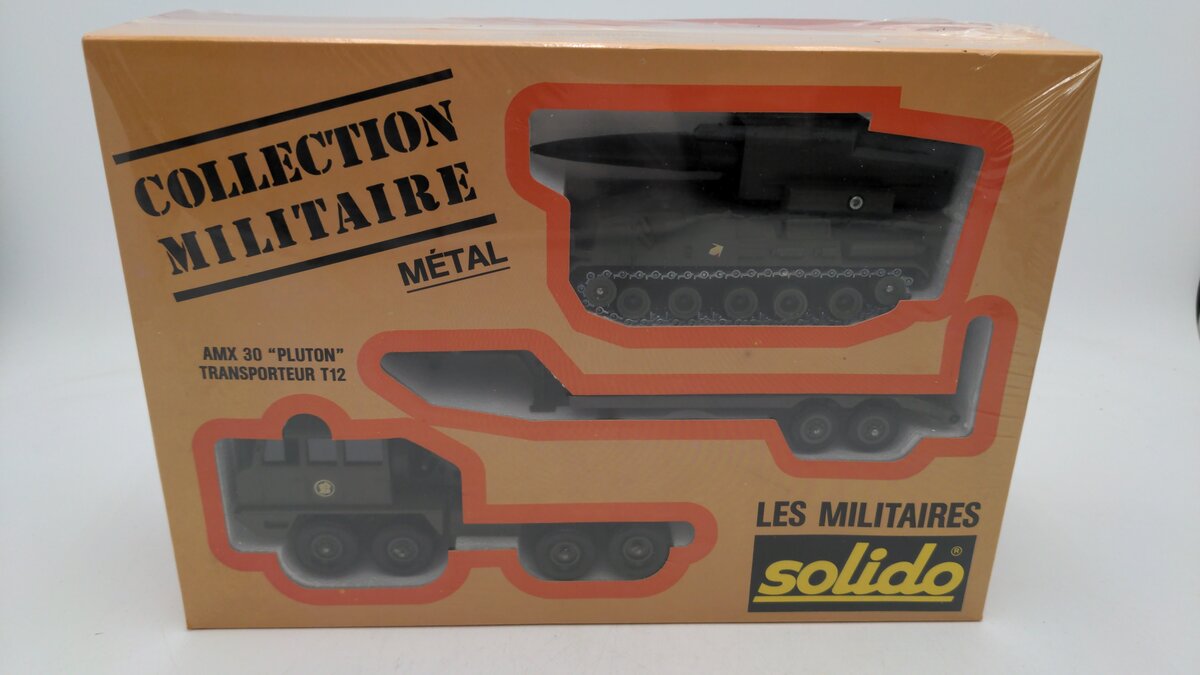 Solido 7017 1:50 Scale Collection Militaire AMX 30 Pluton Transporter T12 MT/Box