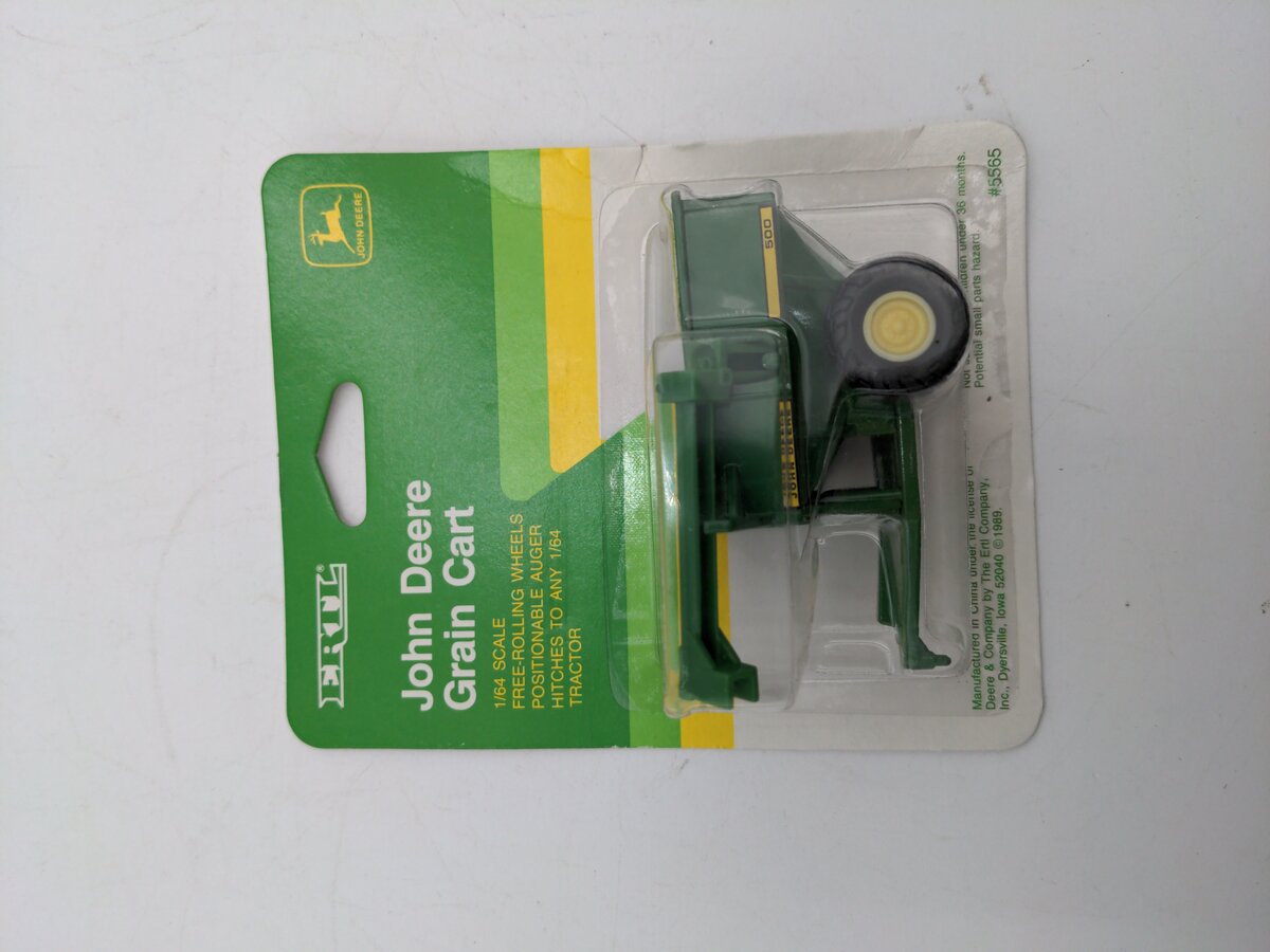 Ertl John Deere 1/64 Scale Assorted Farming Equipment #5665/#5603EO/#5565 MT/Box