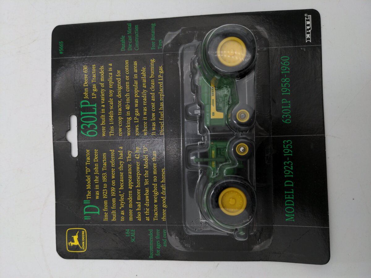 Ertl John Deere 1/64 Scale Assorted Farming Equipment #5665/#5603EO/#5565 MT/Box