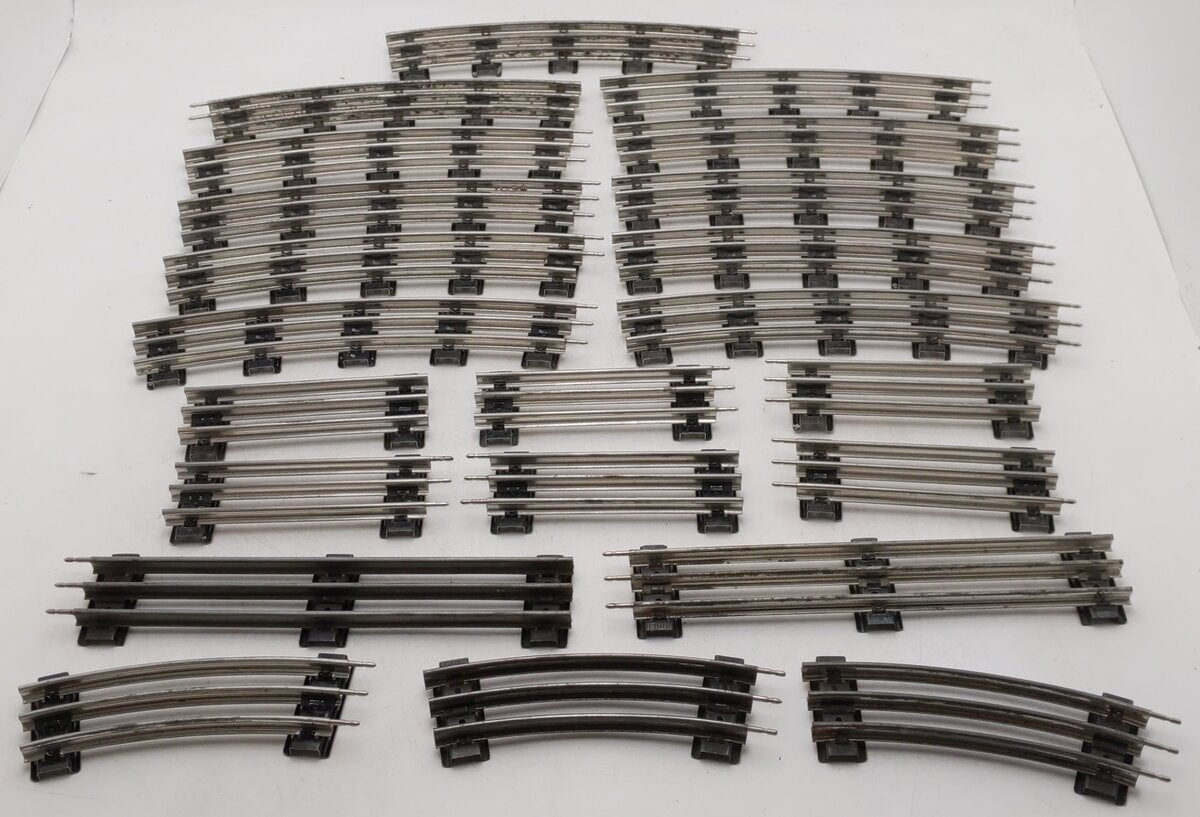 Lionel O Gauge Assorted Straight and Curved Track Sections [22] VG
