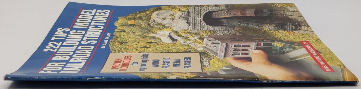 222 Tips for Building Model Railroad Structures Paperback Book By Dave Frary VG
