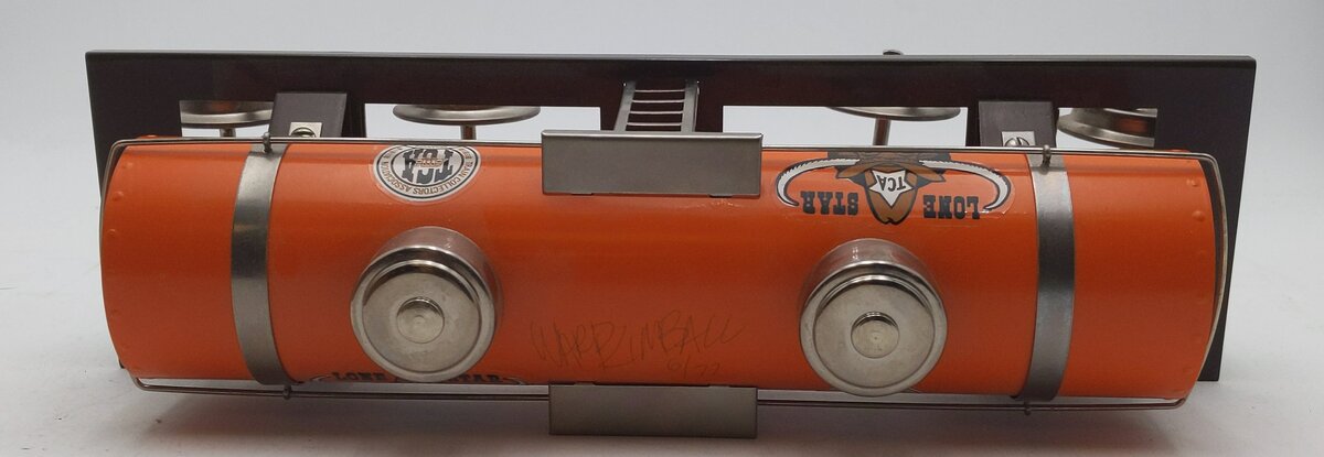 McCoy 1000-77 Standard Gauge Lone Star TCA Tank Car - AUTOGRAPHED EX/Box