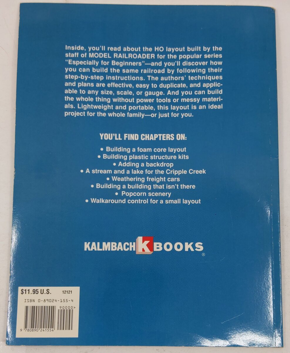 Ho Railroad From Start To Finish Paperback Book By Jim Kelly VG