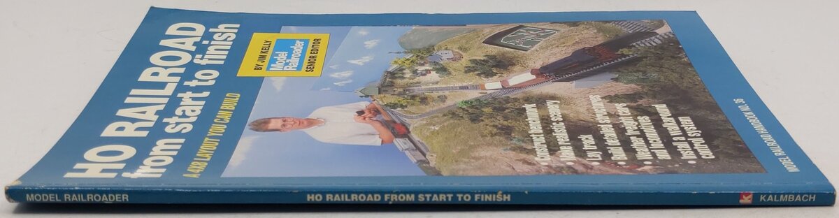 Ho Railroad From Start To Finish Paperback Book By Jim Kelly VG